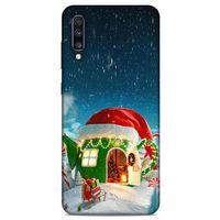 Samsung Galaxy A70 Kılıf Snowix (2) Kabı Yeşil Kırmızı