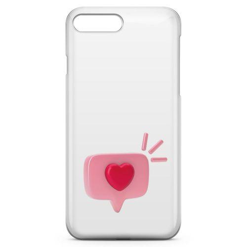 Apple iPhone 8 Plus Kılıf Dekoratif Süsler Arka Kapak Koruma Desenli Full Koruyucu