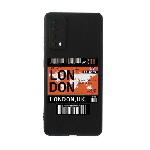 Huawei Psmart 2021 London Premium Silikonlu Telefon Kılıfı