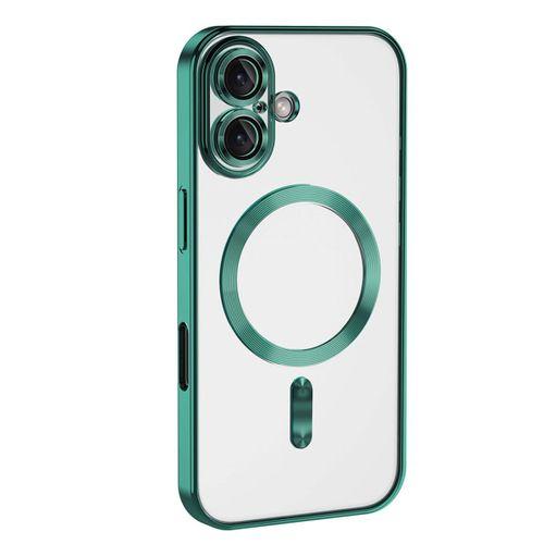 Apple iPhone 16 Plus Kılıf Kamera Korumalı M-safe Wireless Şarj Özellikli Zore Demre Kapak