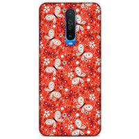 Xiaomi Redmi K30 Kılıf Kelebek Etkisi (6) Silikon Kılıf Mavi Yeşil