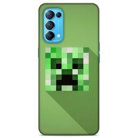 Lopard Oppo Reno 5 5G Uyumlu Kılıf PiXel (36) Glitter Kılıf Creeper