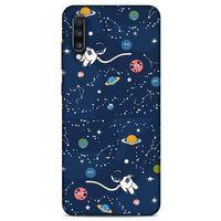 Samsung Galaxy A70 Uyumlu Kılıf Mavi Delisi (21) Koruyucu Kapak Uzay