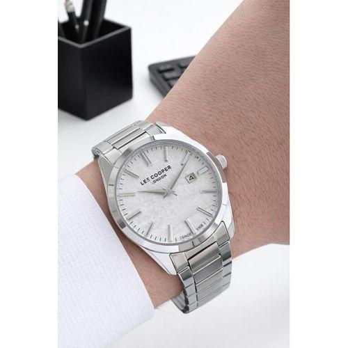 Lee Cooper Erkek Kol Saati 50 Metre Suya Dayanıklı Çelik Kordon + Bileklik Hediyeli VS.BLKT.0842