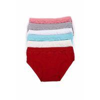 6 adet Kız Çocuk Dantelli Kız Bikini 408