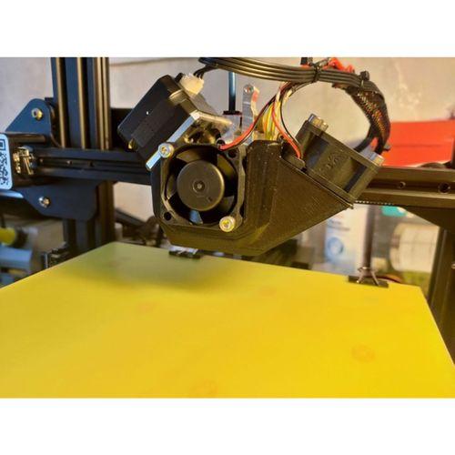 M3301 Micro Swiss NG REVO Ekstruder Ender3 CR10 Fan Kapağı 4020 Eksenel (Bu ürün Sadece Plastik parçadır - Almadan Önce Soru Sorabilirsiniz)