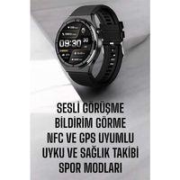 Akıllı Saat Nabız Sensörlü Bildirim Görebilen Spor Modları Gps Takibi