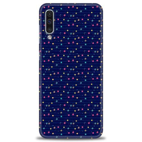 Samsung Galaxy A30S Kılıf HD Baskılı Kılıf - Gökyüzü Çizimi + Tam Ekran Koruyucu