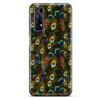 Oppo Realme 7 Kılıf Desenli Özel Seri Tüyler (11) Tam Koruma