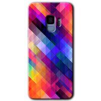 Potkal Hediye Fabrikası Samsung Galaxy S9 Kılıf HD Desen Baskılı Arka Kapak - Multi Oblique