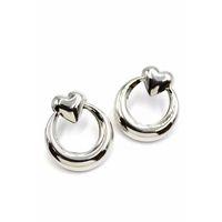 Kalp Küpe - Gümüş