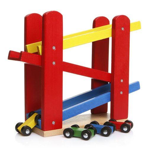Play Wood Play Wood Ahşap Otopark 5 Araba İlaveli 382