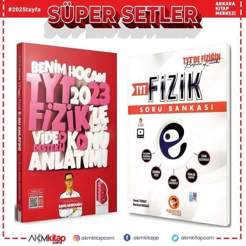 Benim Hocam 2023 TYT Fizik Video Destekli Konu ve Egzersiz Soru Bankası Seti 2 Kitap