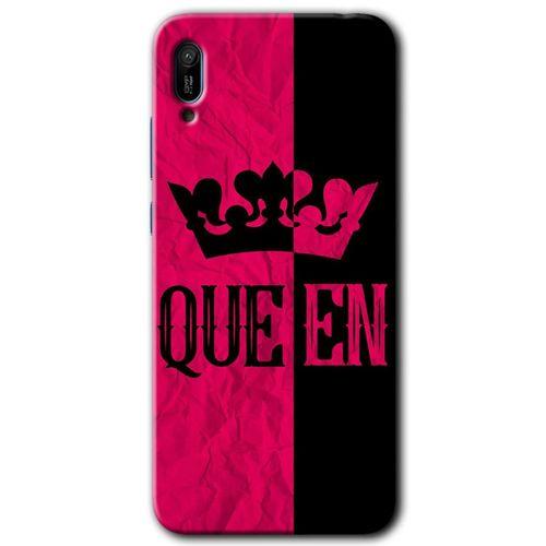 Huawei Y6 2019 Kılıf HD Desen Baskılı Arka Kapak - Queen