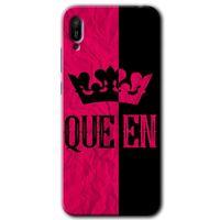 Huawei Y6 2019 Kılıf HD Desen Baskılı Arka Kapak - Queen