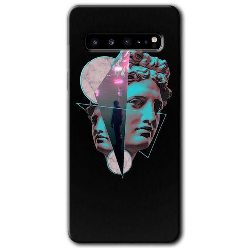 Potkal Hediye Fabrikası Samsung Galaxy S10 Plus HD Baskılı Kılıf + 9D Tam Ekran Koruyucu - Heykel