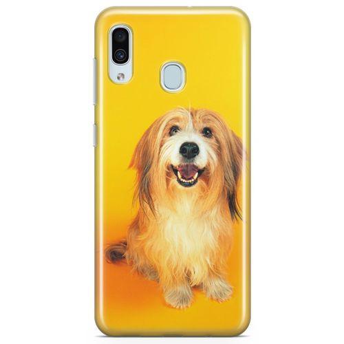 Samsung Galaxy A30 Kılıf Collie Arka Kapak Koruma Desenli Full Koruyucu