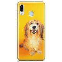 Samsung Galaxy A30 Kılıf Collie Arka Kapak Koruma Desenli Full Koruyucu