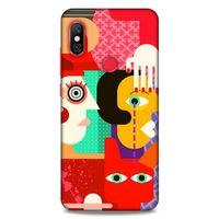 Lopard Xiaomi Mi A2 Lite Uyumlu Kılıf Soyut Sanat (15) Baskılı Antişok Kılıf