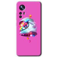 Xiaomi Mi 12 Kılıf HD Desen Baskılı Arka Kapak + Temperli Cam - Uzay Başlığı