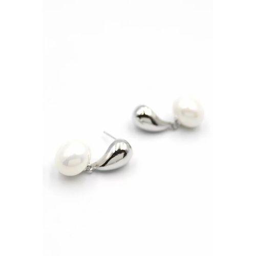 İncili Küpe - Gümüş