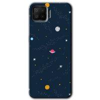 Oppo A73 Kılıf HD Baskılı Desen + Hayalet Cam Yandan Görünmez