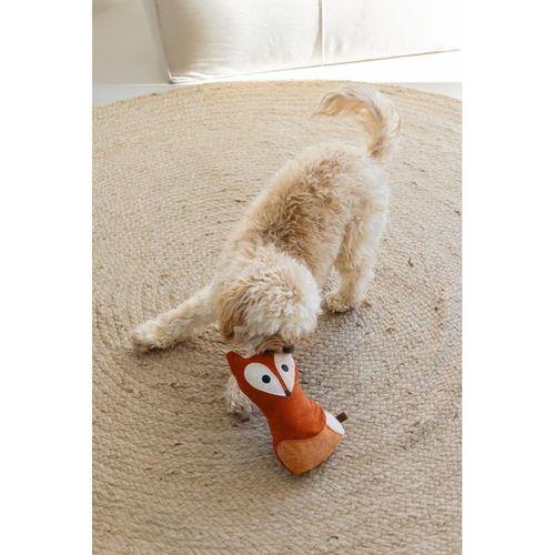 Beeztees DBL Köpek Oyuncağı, Sesli, Tilki, Peluş, Turuncu, 25,5cm
