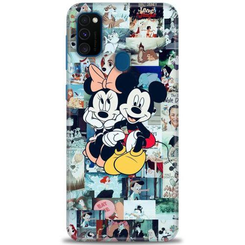 Samsung Galaxy M21 Kılıf HD Baskılı Kılıf - Cartoons + Tam Ekran Koruyucu