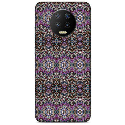 Lopard İnfinix Note 7 Uyumlu Kılıf Ethnic Culture (90) Fit Silikon Kılıf