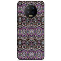 Lopard İnfinix Note 7 Uyumlu Kılıf Ethnic Culture (90) Fit Silikon Kılıf