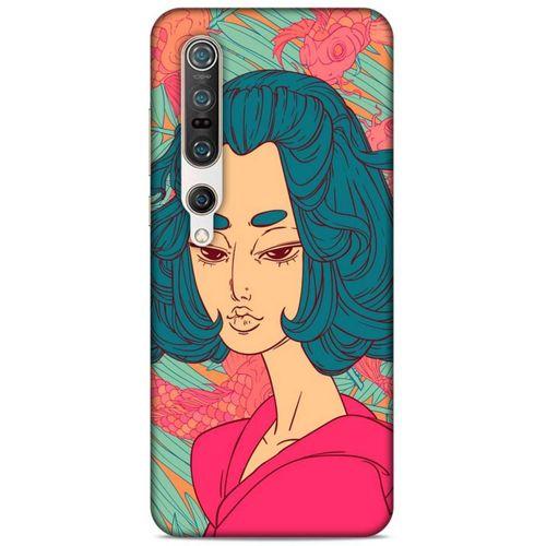 Lopard Xiaomi Mi 10 Pro Uyumlu Kılıf Sürreal Yüzler ♀ (44) Tough Armor Kılıf Desenli