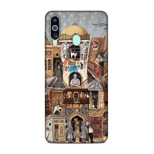 Samsung Galaxy M40 Uyumlu Kılıf Azarbaijan (49) Ultra Silikon Kılıf Şehir Simgeleri