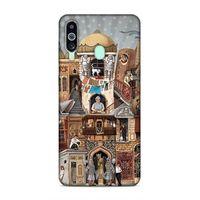 Samsung Galaxy M40 Uyumlu Kılıf Azarbaijan (49) Ultra Silikon Kılıf Şehir Simgeleri