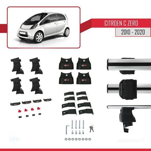 Citroen C-Zero 2010-2020 Arası ile uyumlu ACE-4 Ara Atkı Tavan Barı GRİ