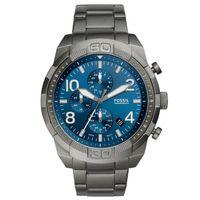 Fossil FFS5711 Quartz Çelik Füme Mavi Kadran 50 mm Erkek Kol Saati