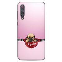 Xiaomi Mi 9 Kılıf Köpek Kıyafetleri (5) Koruma Kabı Yavru Pug Çanta