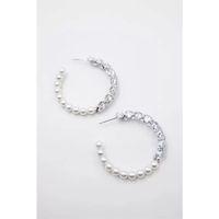 Zirkon Taşlı Küpe - Gümüş