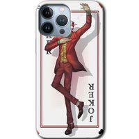 MRCİLETİSİM iPhone 13 Pro Max Kılıf Baskılı Kapak - Joker İskambil +Tam Ekran Koruyucu