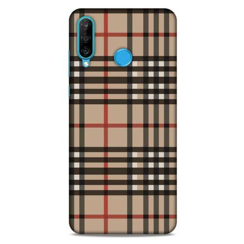 Gömlek (21) Desenli Silikon Kapak Telefon Kabı Huawei P30 Lite Kılıf