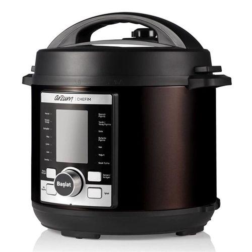 Arzum AR2055 Chefim Siyah Çok Amaçlı Basınçlı Pişirici