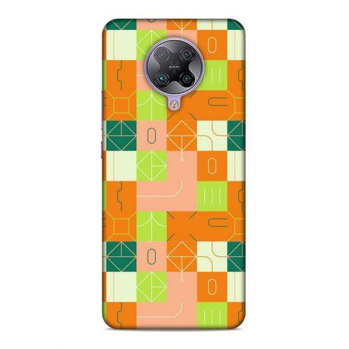 Xiaomi Poco F2 Pro Uyumlu Kılıf Insomnia (48) Bumper Kılıf Fıstık Yeşili Turuncu