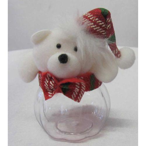 YILBAŞI ŞİŞE NOEL BABA YUVARLAK 6CM X 6CM