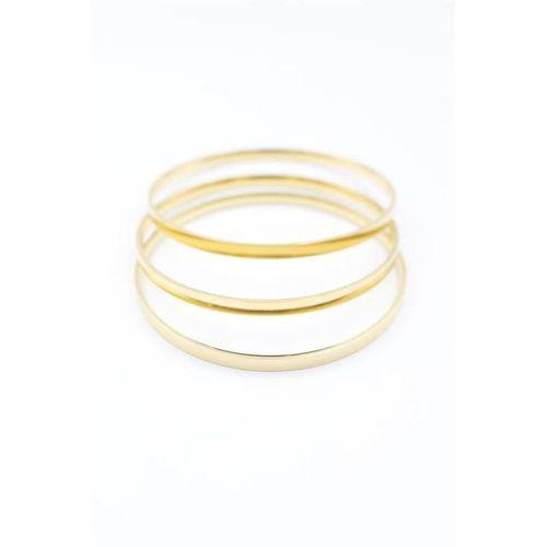 3'lü Ajda Bilezik-65mm - Altın