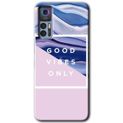 TCL 30 Plus Kılıf HD Desen Baskılı Arka Kapak - Good Vibes