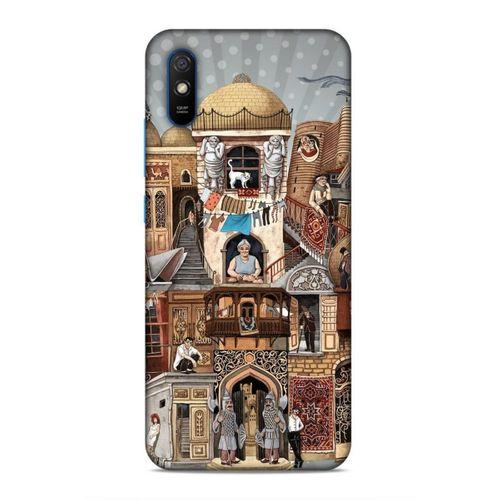 Xiaomi Redmi 9A Uyumlu Kılıf Azarbaijan (49) Ultra Silikon Kılıf Şehir Simgeleri