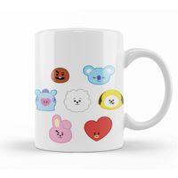 Bts BT21 Karakterleri Kupa Bardak Porselen