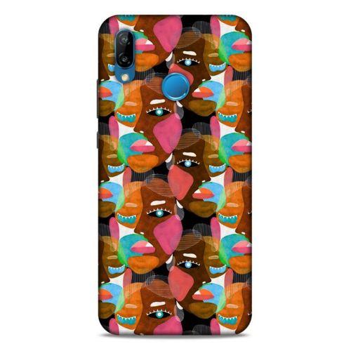 Lopard Huawei P20 Lite Uyumlu Kılıf Sürreal Yüzler ♀ (7) Telefon Kılıfı Baskılı
