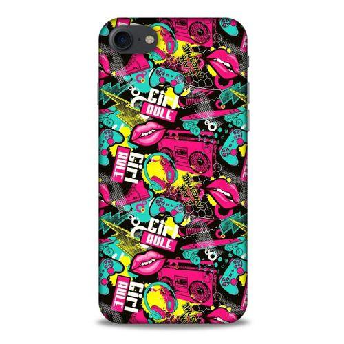 Graffitix (27) Desenli Silikon Kapak Apple Iphone 8 Kılıf