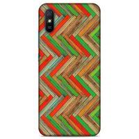 Lopard Xiaomi Redmi 9A Uyumlu Kılıf Wood'X (34) Slim Armor Kılıf Desenli