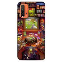 Lopard Xiaomi Redmi 9T Uyumlu Kılıf Retro (47) Crystal Flex Kılıf